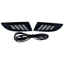 Luz de Dia LED para Fabia 2012-2014 Luz de Sinalização Luz de Neblina Acessórios de Luz Do para-Choque Dianteiro