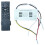 2.4G Bedroom Ceiling Fan Light Wide Voltage Driver 6-Speed Adjustable Remote Control Inverter Controller AC90-265V 1