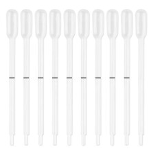 10 St Engångsplastpipetter (40 ML) för Blodlipid- och Hemoglobintestprovtagning, Laboratoriedroppare