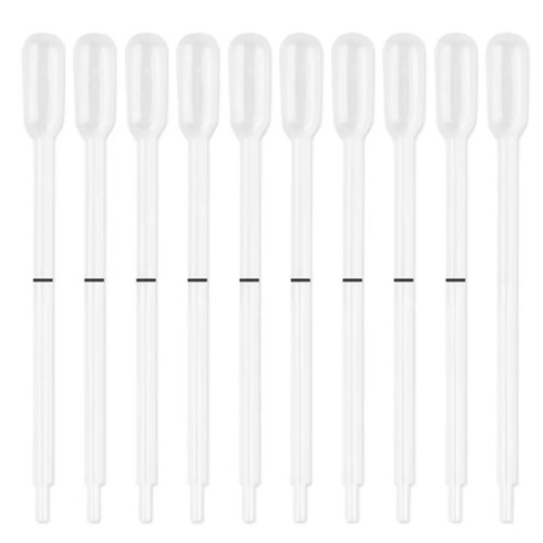 10pcs Disposable Plastic Transfer Pipettes (40 ML) for Blood Lipid and Hemoglobin Testing Sampling, Laboratory Droppers