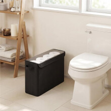 Toilet Paper Storage Basket,Toilet Paper Storage with Lid,Hold 12 Regular or 9 Large Rolls,Toilet Tissue Holder Basket B