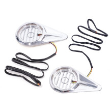 Emblema de Logo Lateral de Motocicleta Kit de Luz de Decoração LED Peças de Motocicleta para GL1800 Gold Wing F6B 2012-2017