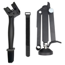Motorcycle Labor Saving Wheel Stand with Brush Kickstand Side Support Stand Swingarm Lift Frame for Most Motorcycles