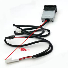Cargador de Coche 12V-24V QC3.0 USB Tipo-C PD Enchufe Adaptador de Alimentación para Sienna Camry Highlander RAV4