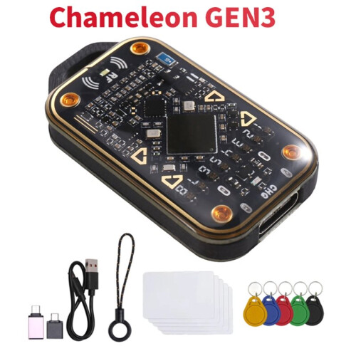 Chameleon V3.0 RFID  Chip Emulator  Card Reader NFC Read Writer ID IC Card Tag Copyer+5XUID Keychain/Card 2