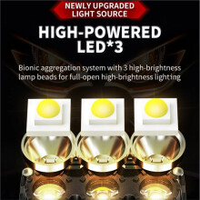 Headlamp Special for Night Fishing, Hat Clip Lamp, Ultra-Long Battery Life, Ultra- Outdoor Sensor