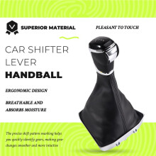 Automatic Gear Shift Knob Dust Cover Chrome 22G713203A for T- 2020-2025 Gearbox Shift Panel Handball Red Light A