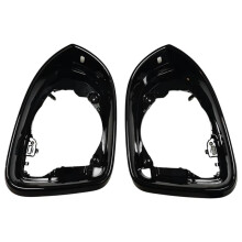 2pc Glossy Shinny Side Mirror Frame Holder Housing for MK8 VIII 8 Rline ID3 Replace 2020 - 2025