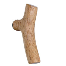 Wooden Hook Non-Slip Hook for Coats, Bags, Hats - Wall Mounted Key Hanger with Screws A