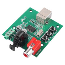 USB Coaxial Optical Fiber Audio Decoder Board PCM2704 DAC HiFi Digital Converter