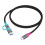 C to C Cable 2 in 1 Full-Function Charging Cable PD240W Fast Charging 4k 60Hz Screen 20Gbps for PC Laptop 1