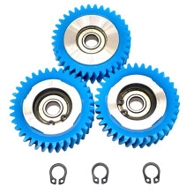 35-Tands Helixväxel för Tongsheng TSDZ2 Mid-Drive E-Cykel Motor (med 608 Lager och Integrerad Metallring)-3st