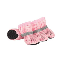4PCS Dog Shoes for Hot Pavement - Breathable Mesh Dog Shoe for Small Medium Dogs, Dog Boots Protectors, Non-Slip