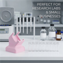 2 Pcs 3D Printing Peptide Vial Label Applicator Tool for 3mL and 10mL Ergonomic Tilted for DIY & Lab