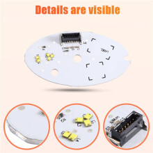 Car White DRL LED Daytime Running Lights Board Module for Compass Facelift 2020-2022 Right