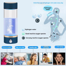 Portable Hydrogen Water Generator Hydrogen Rich Water Maker Bottle Cup USB Rechargeable Drinking Bottle 420ML