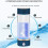 Portable Hydrogen Water Generator Hydrogen Rich Water Maker Bottle Cup USB Rechargeable Drinking Bottle 420ML 4