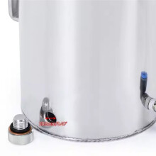 2L Aluminum Oil Catch Tank Set with Breather Filter, Polished Round Oil Separator Can 2 Port Car Engine Oil Catch Can