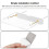 2PCS Floating Speaker Bracket Concealed Floating Wall-Mounted Speaker Storage Bracket Display Stand 5