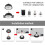 Frameless Recessed LED Ceiling Downlight Fitting MR16 Bulb Holder Round Spot Light Adjustable Frame A 4