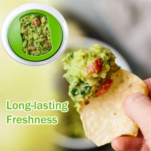 Guacamole Keeper, and Avacado Multi-Functional Cutting Tool, Avocado Container, for Guacamole, Fruit, Salad Storage 2