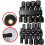9pcs Hex Nut Driver Set Power Nut Driver Bit Set 1/4 Hex Shank Socket Adapter Drill Bit for Electric Screwdriver SAE 2
