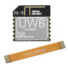 M5Stamp UWB Module with FPC Cable QM33120W Ultra-Compact Embedded Ranging Module Supports Stamp-Hole SMT