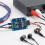 Differential Analog Audio to Single-Ended Output Module,Balanced to Unbalanced Stereo Converter Board,5V-15V 3