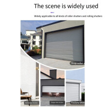 Wired Mount Magnetic Contact Sensor for Roller Shutter Doors Anti-Theft NO/NC Compatible for Home Use
