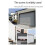 Wired Mount Magnetic Contact Sensor for Roller Shutter Doors Anti-Theft  NO/NC Compatible for Home Use 1
