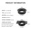 Frameless Recessed LED Ceiling Downlight Fitting MR16 Bulb Holder Round Spot Light Adjustable Frame A 7