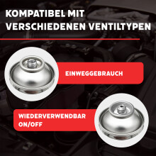 Eisfro 3in1 R1234yf Klimaanlage Nachfüllen – 3x 235g mit Füllschlauch & YF Adapter – Auto Gas Kartusche, ECO