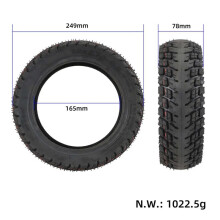 10x2.75-6.5 Electric Scooter Tire 10 Inch Off Road Tyre 10 Inch Thicken Tubeless Tire for 10 Inch Electric Scooters