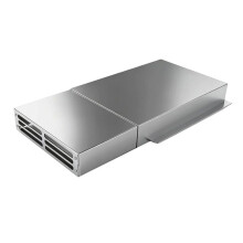Sideways Floor Vent Extender for Under Furniture, Adjustable 11.9"-23" Aluminum Air Vent Deflector for Under Bed