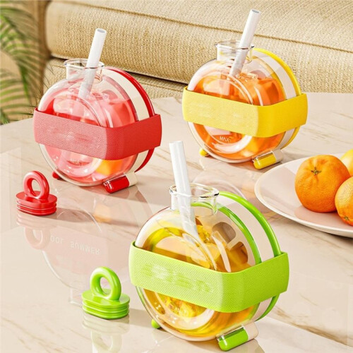 Ice Mold with Press-Type Ice Maker, No-Open-Lid Ice Maker for Home Use with High Quality,Ice Bottle Green 1