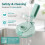 Blender Lid Replacement for  Blast Max Cup,Leakproof Flip Top Design Prevents Spills. Dishwasher Safe. Gary 6