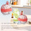 Ice Mold with Press-Type Ice Maker, No-Open-Lid Ice Maker for Home Use with High Quality,Ice Bottle Green 7
