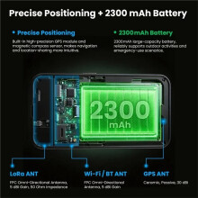 ThinkNode M9 para Meshtastic LoRa Node Tag ESP32-S3 Dual-Core con Teclado Pantalla LCD de 2,4" Transceptor GPS LoRa 915MHZ