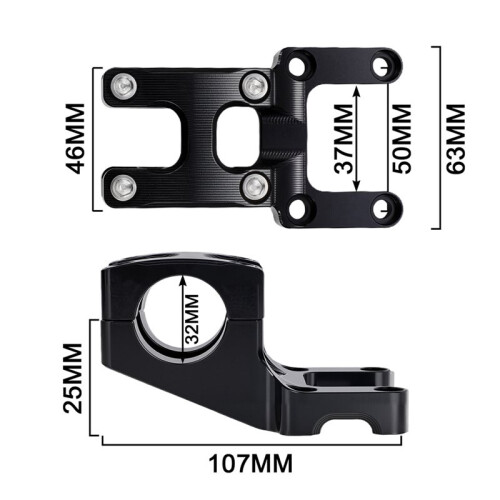 Electric Dirt Bike Handlebar Risers for  Light Bee S/X Handle Bar Mount Clamp Risers 2