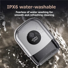 Electric Foil Shaver Portable Travel for Men Rechargeable LED Display Face Shaving Beard Trimmer