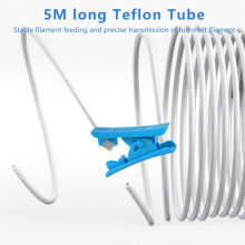 5-Meter PTFE Tubing is Suitable for Arch Pipes and is Compatible with for AMS X1/X1C/P1P/P1S/A1 ,Prusa MMU3