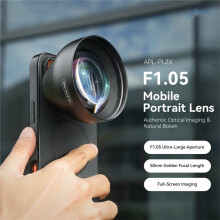 2X Portrait Lens F1.05 50mm Telescope Telephoto Lens with Universal Clip for   All Smartphones