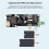 Waveshare Multifunction Adapter Board for Raspberry Pi 5 PCIe to M.2 NVMe SSD 4K -Compatible PoE Power Module 4