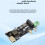 Waveshare Multifunction Adapter Board for Raspberry Pi 5 PCIe to M.2 NVMe SSD 4K -Compatible PoE Power Module 6