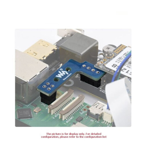 Waveshare Multifunction Adapter Board for Raspberry Pi 5 PCIe to M.2 NVMe SSD 4K -Compatible PoE Power Module 1