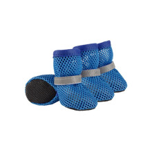 4PCS Dog Shoes for Hot Pavement - Breathable Mesh Dog Shoe for Small Medium Dogs, Dog Boots Protectors, Non-Slip