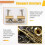 Trumpet Mouthpiece Remover Puller Tool for Brass-Wind Instruments, Adjustable Jaw, Aluminum 4