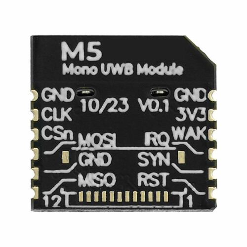 M5Stamp UWB Module QM33120W Ultra-Compact Embedded Ranging Module Supports Stamp-Hole SMT 1