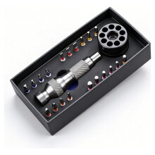 22-in-1 Magnetic Screwdriver Set Screw Driver Set Kit for Motorcycle Bicycle Repair Tool Anti-Slip Easy to Use Ideal