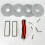 Accessories Kit Compatible with  S20  / S20+ B108GL Robot Vacuum Cleaner,Replacement Parts Spare Replace Attachments 6